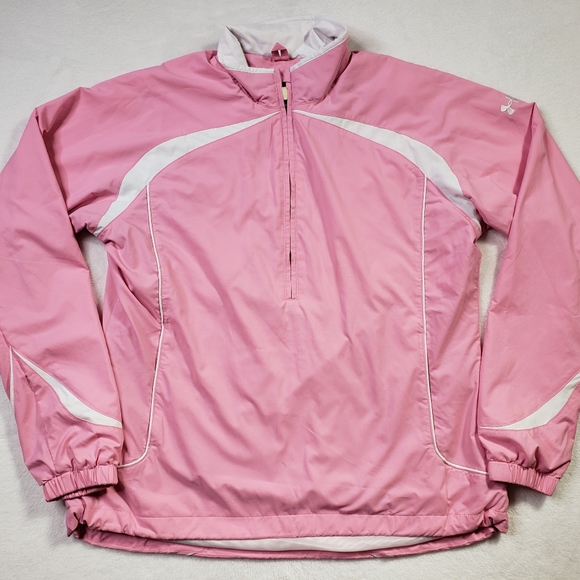 under armour pink jacket